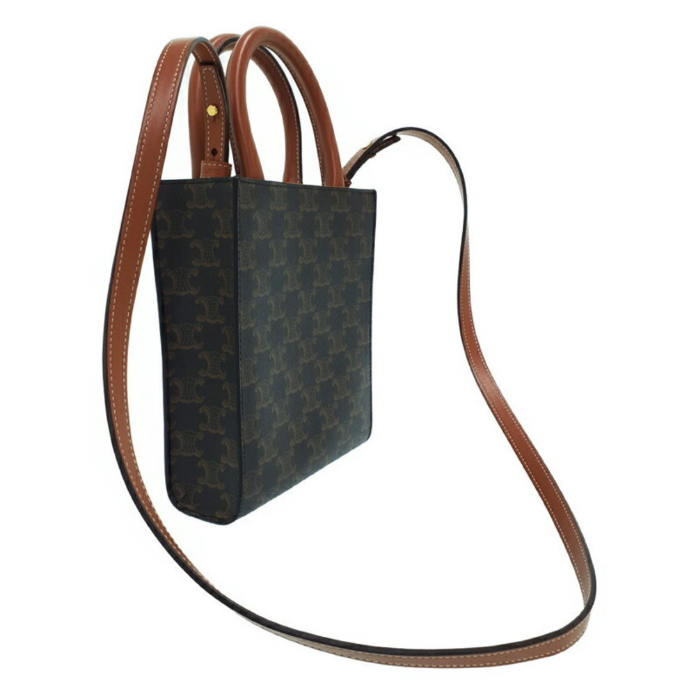 Celine Triomphe Canvas Vertical Cabas Bag - Picture 2 of 9